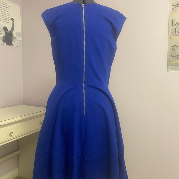 EUC Royal Blue Fit and Flare Skater Dress - Picture 3 of 5